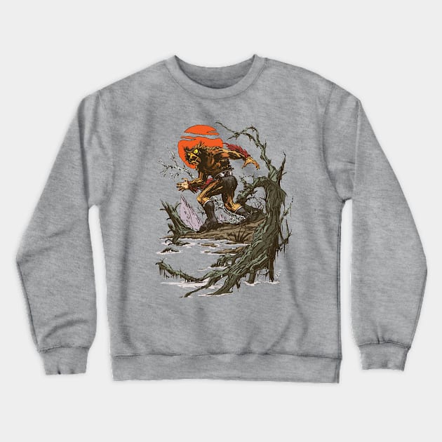 Owlock by Faccone Crewneck Sweatshirt by Ideasfrommars